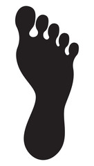 Footprint vector symbol