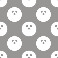 Bowling seamless pattern