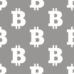 Bitcoin seamless pattern