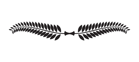 Laurel wreath vector icon