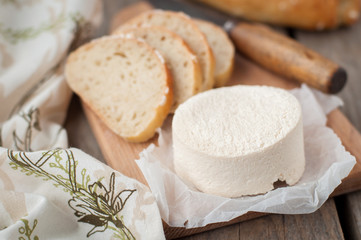 Goat Cheese with Bread © dolphy_tv
