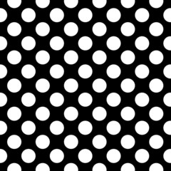 seamless white polka dots