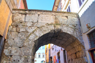 Arch of Drusus. Spoleto. Umbria. Italy.