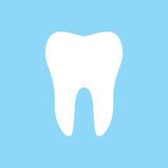 Fototapeta premium Tooth vector icon