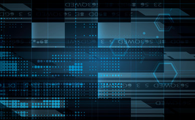 abstract technology background Business & development direction