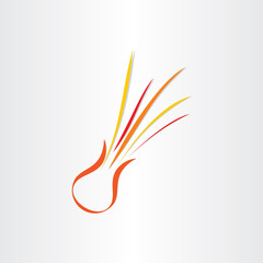 comet explosion fire space icon