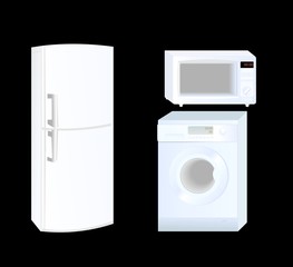 Icon set - home appliances