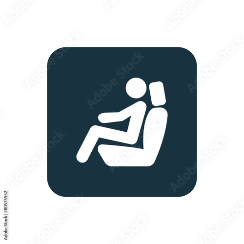 "car seat icon Rounded squares button" Stock image and royalty-free vector files on Fotolia.com