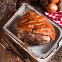 pork roast with crackling