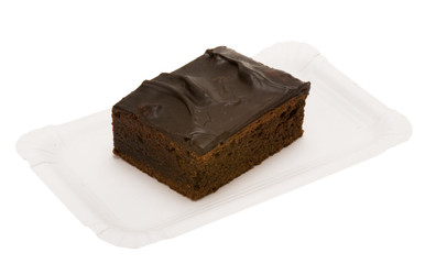 Stück Schokokuchen (Brownie)