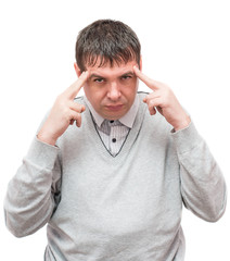 Naklejka premium migraine