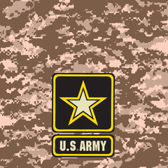 Beige Army camouflage background