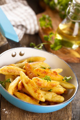 Fried potato gnocchi