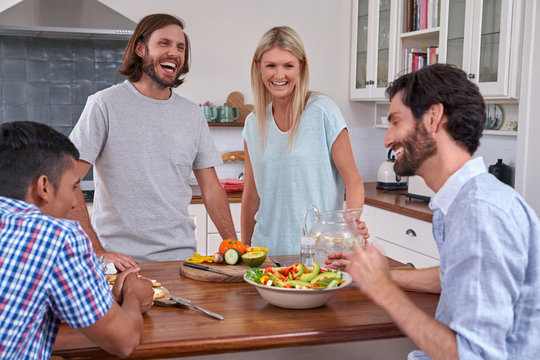 Indoor Friends Gathering