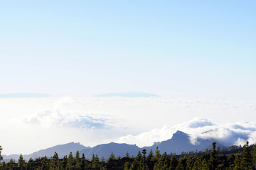Blick über das Teno-Gebirge nach La Palma