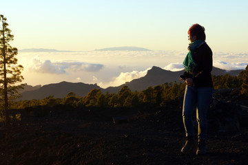 Blick über das Teno-Gebirge nach La Palma