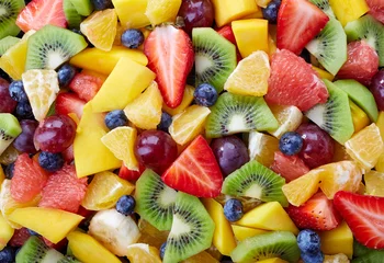 Zelfklevend Fotobehang Vers fruit © baibaz