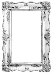 Biedermeierrahmen weiss