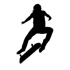 Skateboarder Fakieflip V1