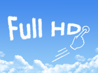 Fototapeta premium Full HD message cloud shape