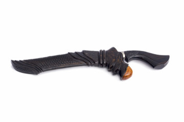 Obraz premium traditional malay black knife