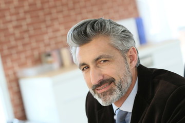 Fototapeta premium Portrait of notary in office