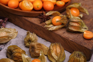 physalis and kumquat
