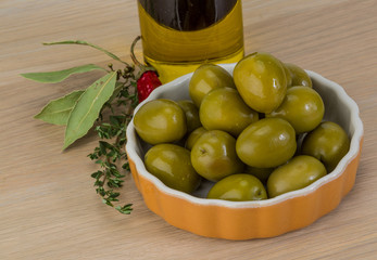Green olives