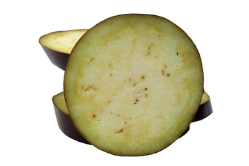 eggplant isolated on a white background