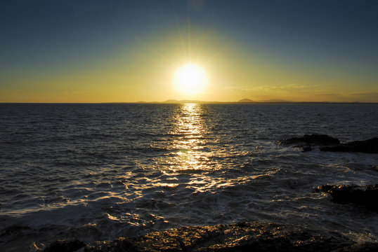 Sunset from Punta ballenas