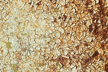 old rusty metal as background