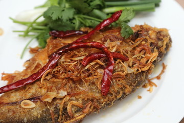 fried pickled fish
