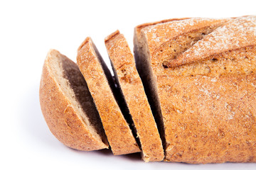 bread isolated on white