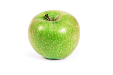 Green apple isolated on white background