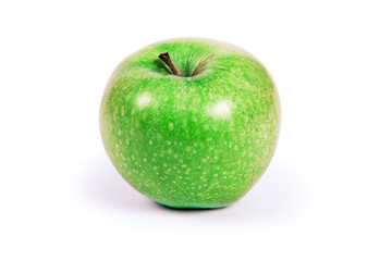 Green apple isolated on white background