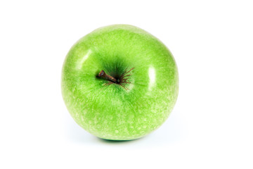Green apple isolated on white background