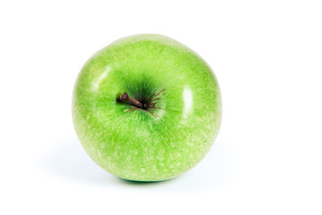 Green apple isolated on white background