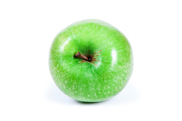 Green apple isolated on white background