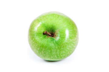 Green apple isolated on white background