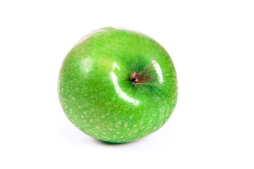 Green apple isolated on white background