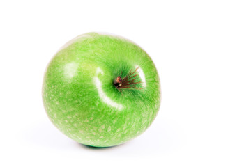 Green apple isolated on white background