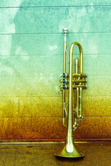 Fototapeta na wymiar Old Trumpet