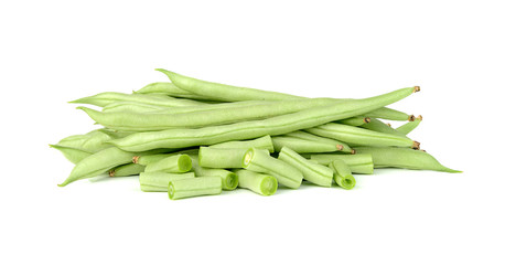common bean isolated on white background