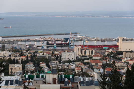 View of Haifa from Shnayim-November