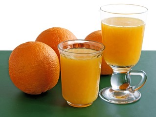 oranges and juice