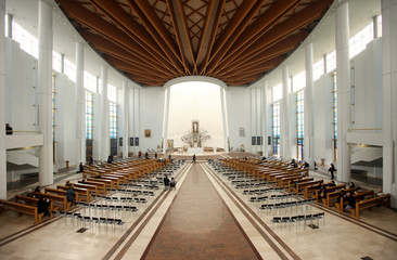 The Divine Mercy Sanctuary, Roman Catholic basilica dedicated to Divine Mercy devotion, as the...