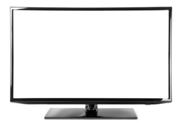 monitor isolated on white