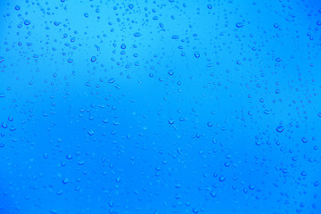 Water drops on abstract background