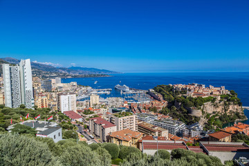Panoramic view of Monte Carlo, Monaco