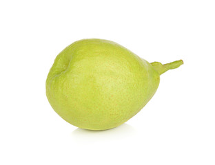 Chinese fragrant pear isolated on white background